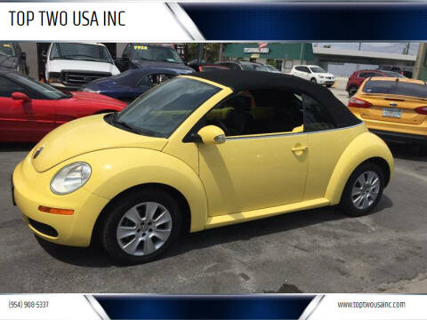 2008 Volkswagen New Beetle for sale at Top Two USA, Inc in Fort Lauderdale FL