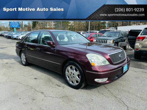 2001 Lexus LS 430 for sale at Sport Motive Auto Sales in Seattle WA