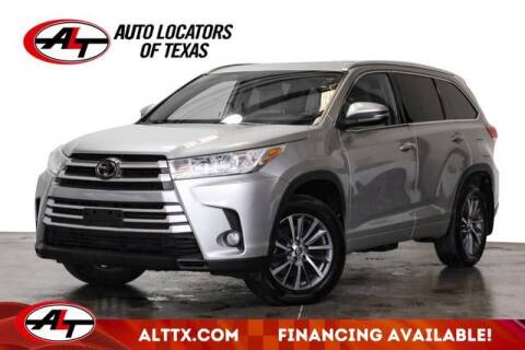 2018 Toyota Highlander for sale at AUTO LOCATORS OF TEXAS in Plano TX