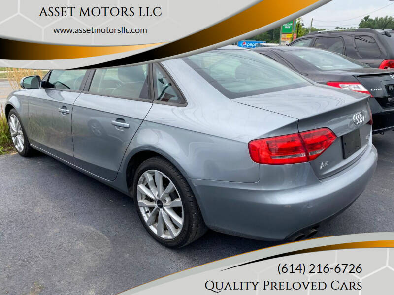 2010 Audi A4 for sale at ASSET MOTORS LLC in Westerville OH