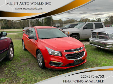 2016 Chevrolet Cruze Limited for sale at Mr. T's Auto World Inc in Baton Rouge LA