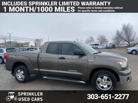 2010 Toyota Tundra for sale at Sprinkler Used Cars in Longmont CO