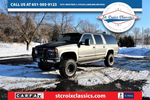 1999 GMC Suburban for sale at St. Croix Classics in Lakeland MN