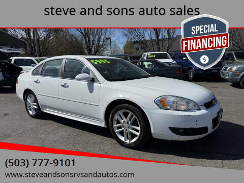 2013 Chevrolet Impala for sale at steve and sons auto sales in Happy Valley OR