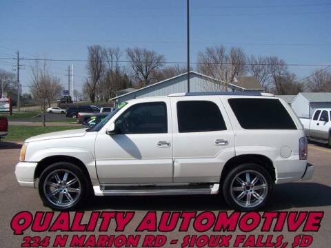 2005 Cadillac Escalade for sale at Quality Automotive in Sioux Falls SD