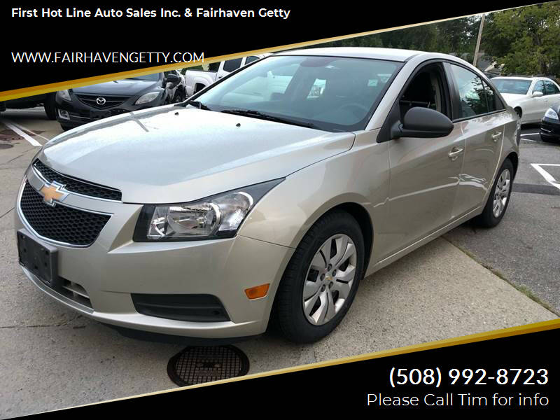 2013 Chevrolet Cruze for sale at First Hot Line Auto Sales Inc. & Fairhaven Getty in Fairhaven MA