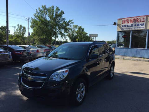2013 Chevrolet Equinox for sale at United Motors LLC in Saint Francis WI