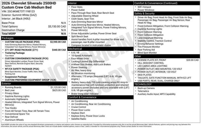 2026 Chevrolet Silverado 2500HD