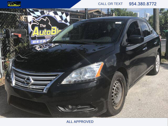 2013 Nissan Sentra for sale at The Autoblock in Fort Lauderdale FL