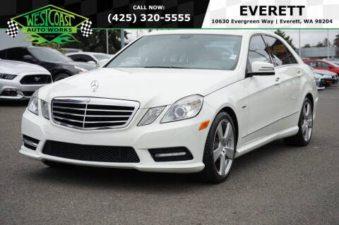 2012 Mercedes-Benz E-Class for sale at West Coast AutoWorks in Everett WA