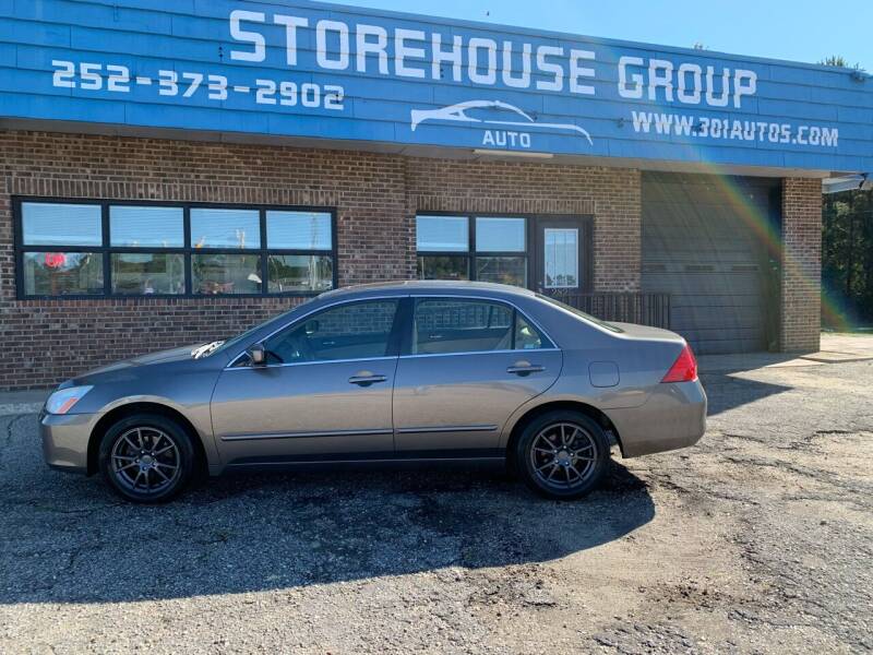 2007 Honda Accord for sale at Storehouse Group in Wilson NC