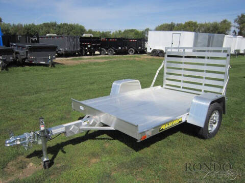 2025 Aluma Aluminum Single Axle Utility 6 for sale at Rondo Truck & Trailer in Sycamore IL