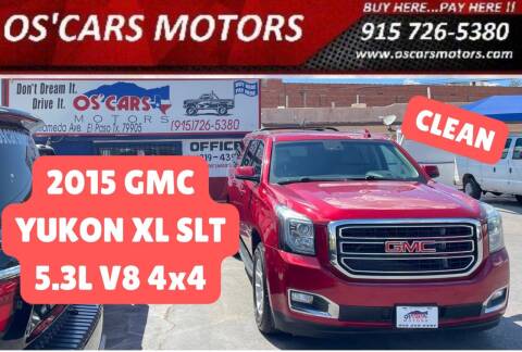 2015 GMC Yukon XL for sale at Os'Cars Motors in El Paso TX
