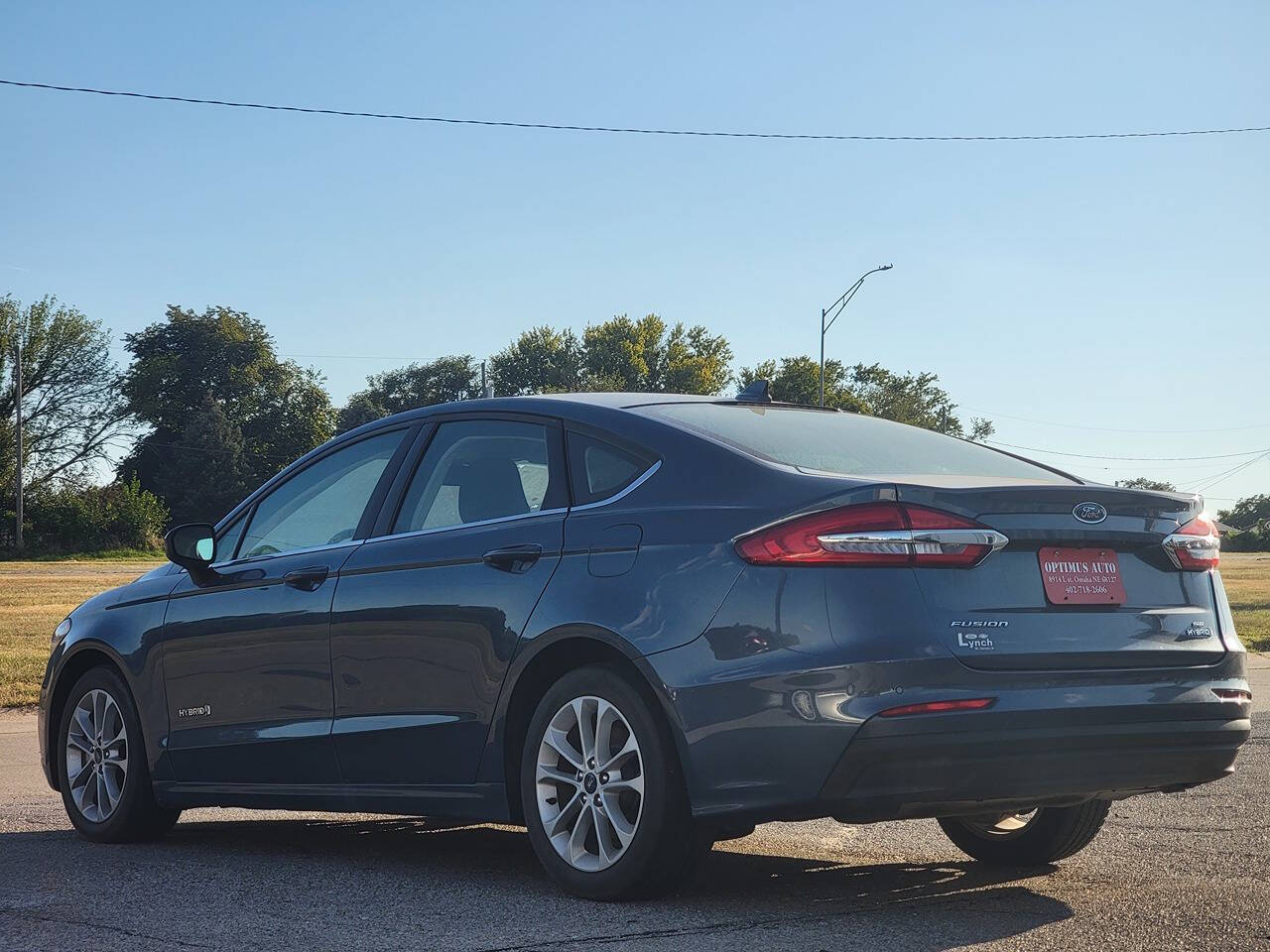 2019 Ford Fusion Hybrid for sale at Optimus Auto in Omaha, NE