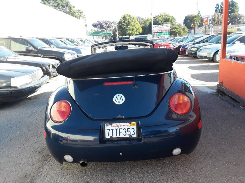 2003 Volkswagen New Beetle Convertible for sale at Goleta Motors in Goleta CA