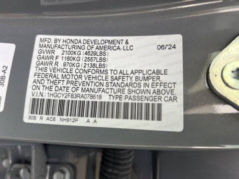 2024 Honda Accord Hybrid Touring