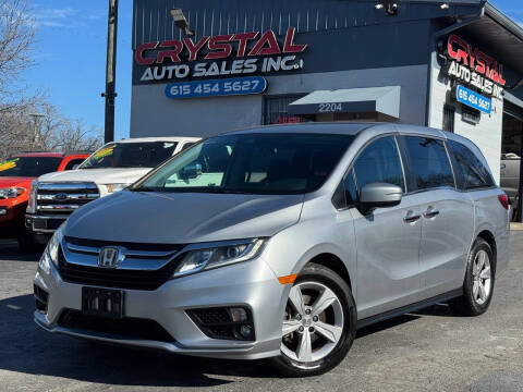 2019 Honda Odyssey for sale at Crystal Auto Sales Inc in Nashville TN