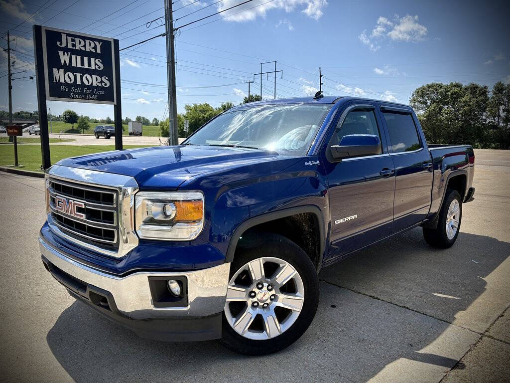 Blue 2014 GMC Sierra 1500 SLE 1