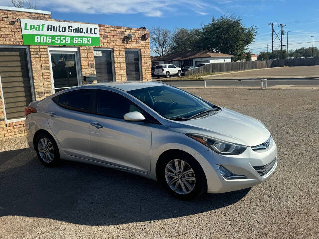 2015 Hyundai ELANTRA for sale at LEAF AUTO SALE LLC in Lubbock, TX