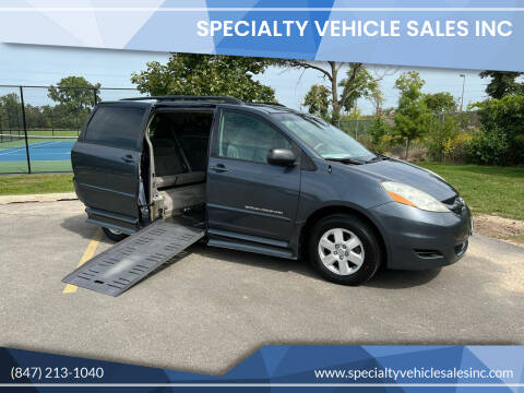 2008 Toyota Sienna for sale at SPECIALTY VEHICLE SALES INC in Skokie IL