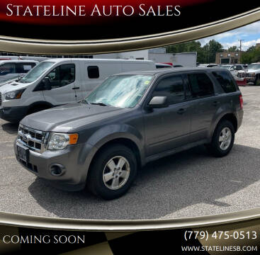 2012 Ford Escape for sale at Stateline Auto Sales in South Beloit IL