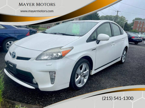 2013 Toyota Prius for sale at Mayer Motors in Pennsburg PA