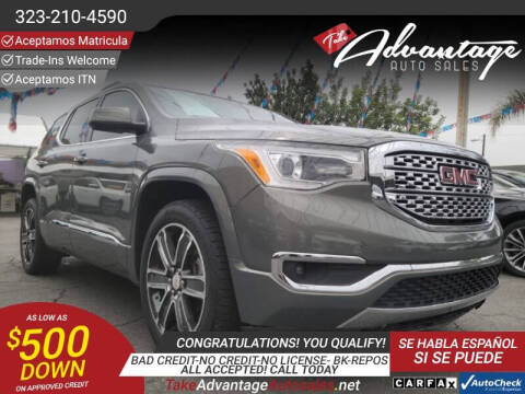 2017 GMC Acadia for sale at ADVANTAGE AUTO SALES INC in Bell CA