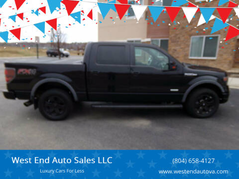 2013 Ford F-150 for sale at West End Auto Sales LLC in Richmond VA