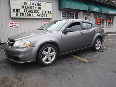 2012 Dodge Avenger for sale at GRESTY AUTO SALES in Loves Park IL