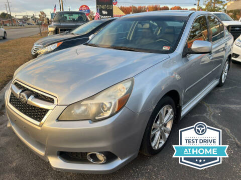 2013 Subaru Legacy for sale at Aiden Motor Company in Portsmouth VA