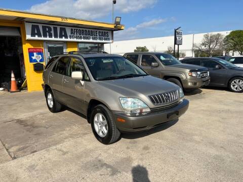 2003 Lexus RX 300 for sale at Aria Affordable Cars LLC in Arlington TX