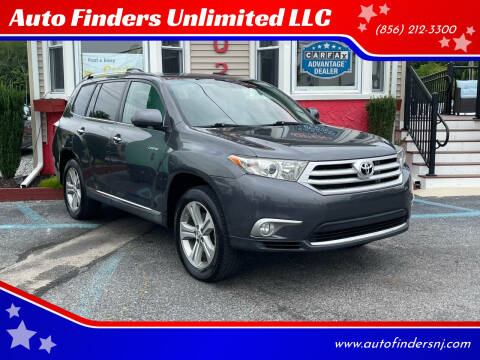 2013 Toyota Highlander for sale at Auto Finders Unlimited LLC in Vineland NJ