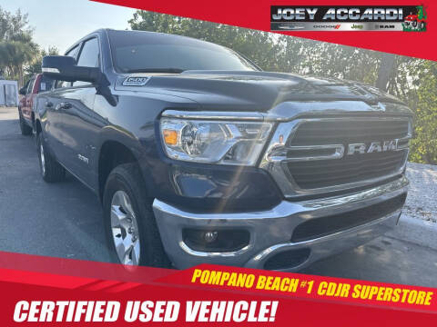 2021 RAM 1500 for sale at PHIL SMITH AUTOMOTIVE GROUP - Joey Accardi Chrysler Dodge Jeep Ram in Pompano Beach FL