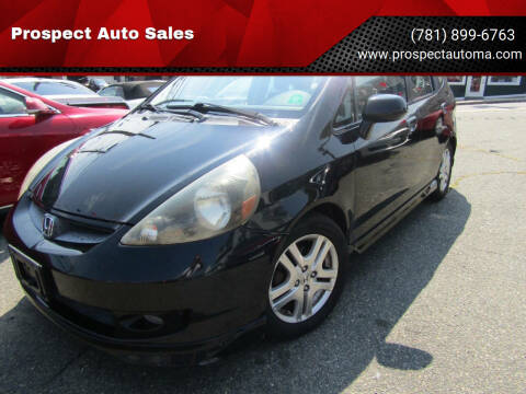 2008 Honda Fit for sale at Prospect Auto Sales in Waltham MA