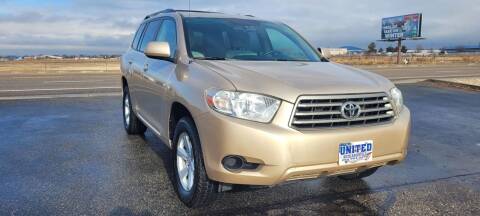 2008 Toyota Highlander for sale at United Auto Sales LLC in Boise ID