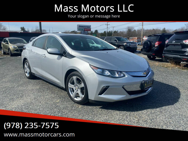 2017 Chevrolet Volt for sale at Mass Motors LLC in Worcester MA