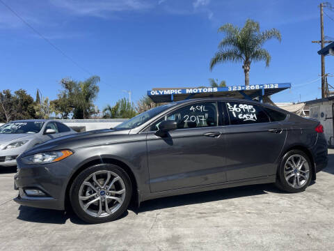 2017 Ford Fusion for sale at Olympic Motors in Los Angeles CA