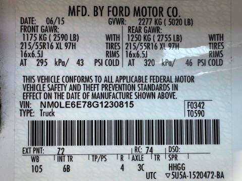 2016 Ford Transit Connect