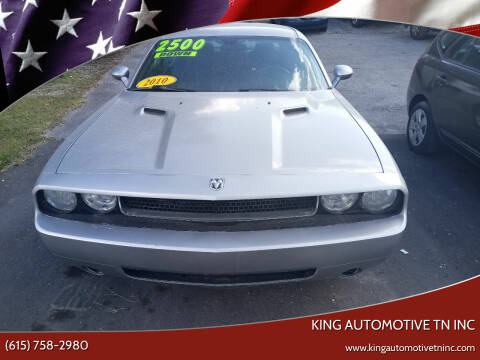 2010 Dodge Challenger for sale at King Automotive TN Inc in Mount Juliet TN
