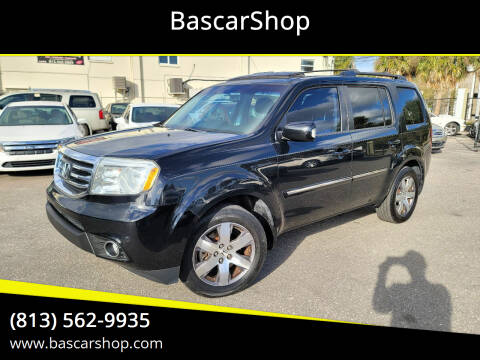 2013 Honda Pilot for sale at BascarShop in Tampa FL