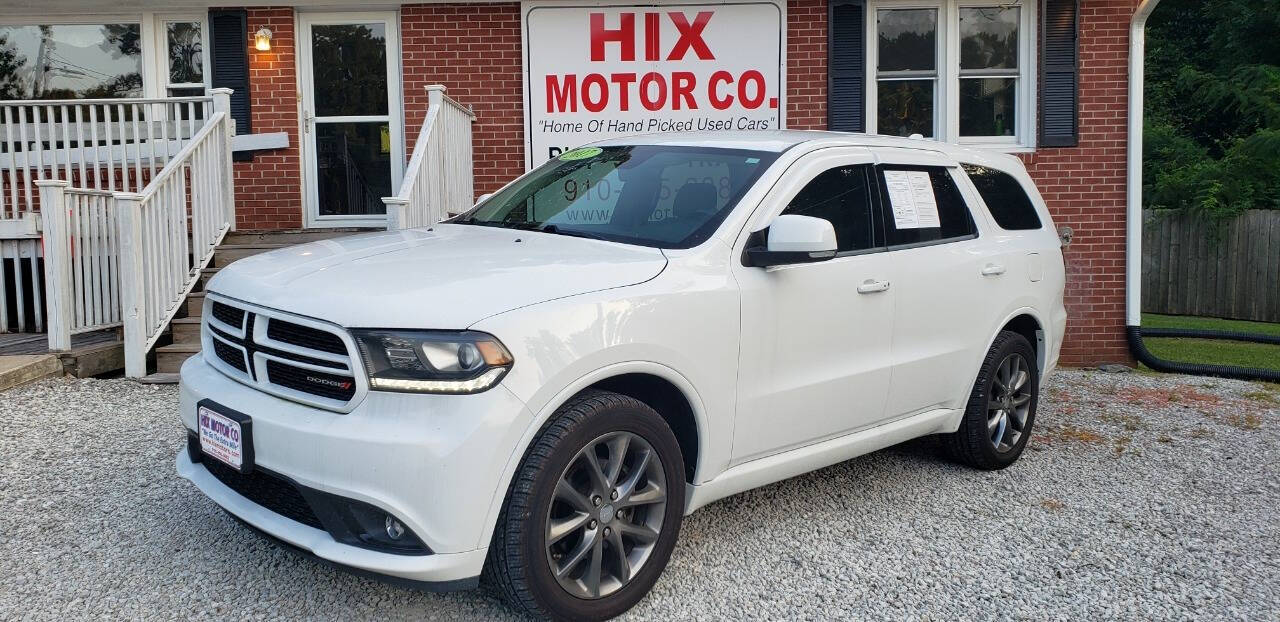 2017 Dodge Durango for sale at Hix Motor Co in Jacksonville, NC