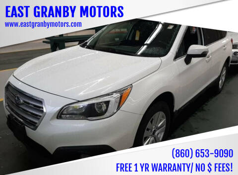 2017 Subaru Outback for sale at EAST GRANBY MOTORS in East Granby CT