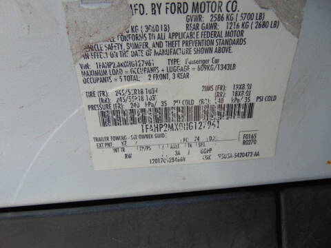 2017 Ford Taurus Police Interceptor