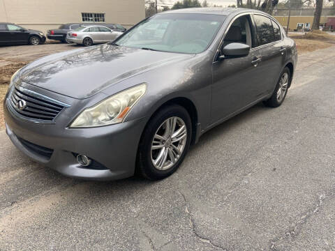 2012 Infiniti G25 Sedan for sale at J&J Motorsports in Halifax MA