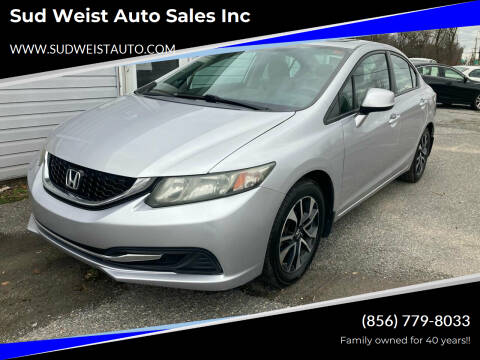 2013 Honda Civic for sale at Sud Weist Auto Sales Inc in Maple Shade NJ