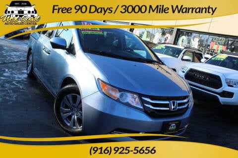 2014 Honda Odyssey for sale at West Coast Auto Sales Center in Sacramento CA