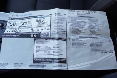 2025 Mazda CX-70 Plug-in Hybrid Premium
