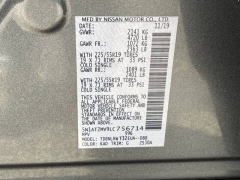 2020 Nissan Rogue SL