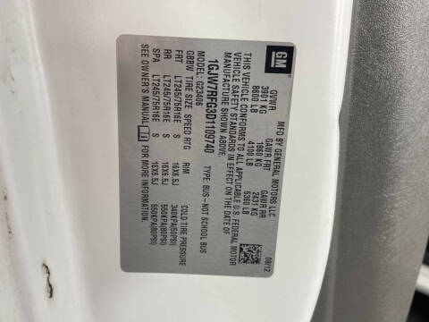 2013 GMC Savana LT 2500