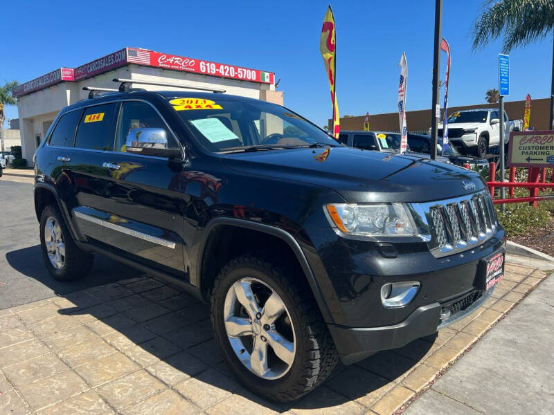 2013 Jeep Grand Cherokee for sale at CARCO SALES & FINANCE in Chula Vista CA